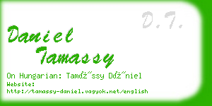 daniel tamassy business card